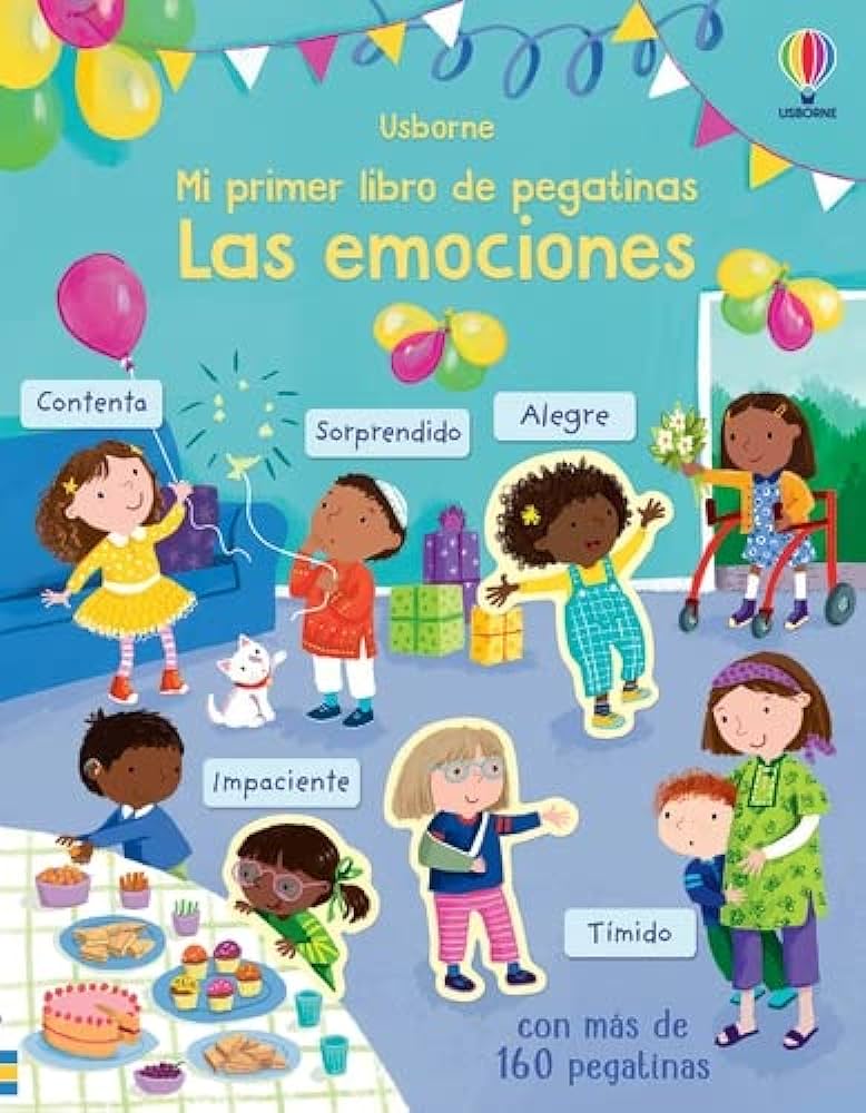 Libro con Stickers sobre las emociones